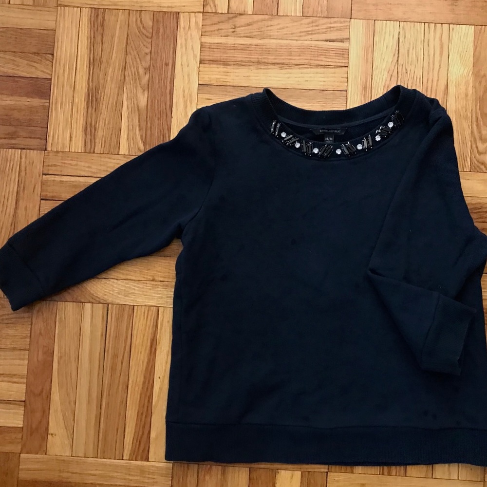 Banana Republic Embossed Sweatshirt